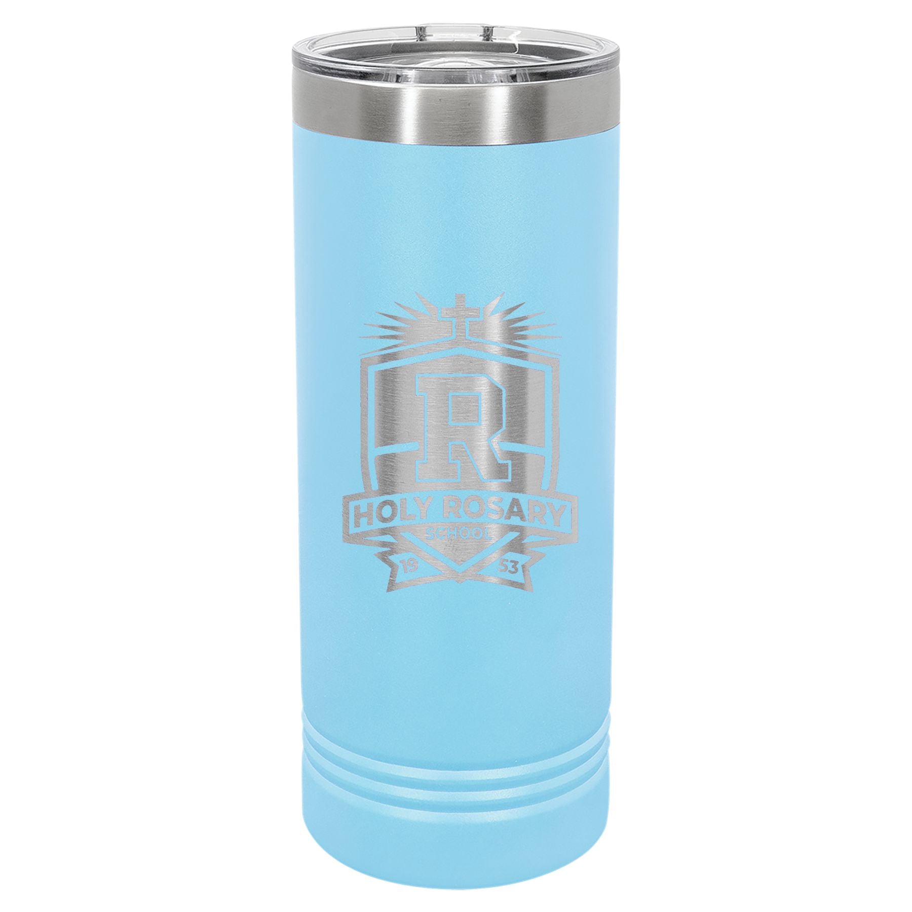 Holy Rosary Engraved 22oz Skinny Tumbler