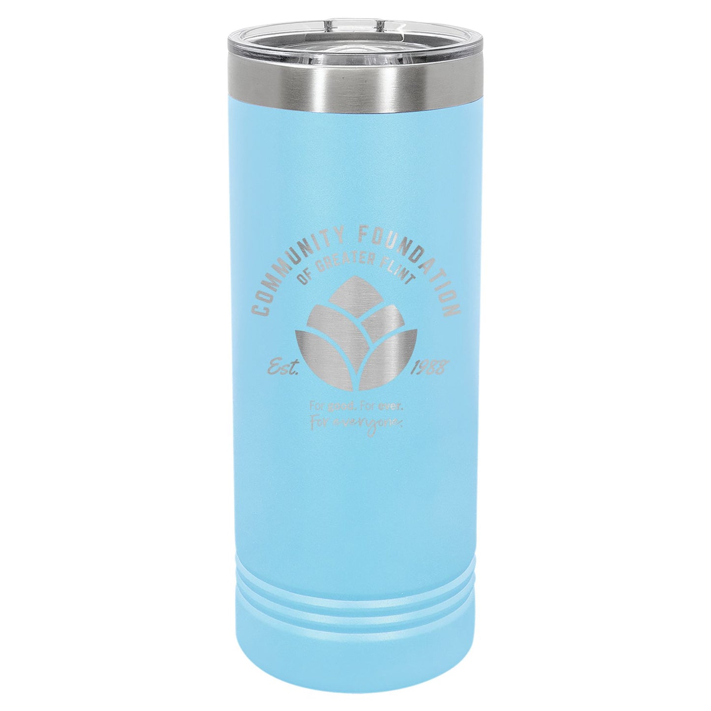 Community Foundation of Greater Flint Engraved 22oz Skinny Tumbler