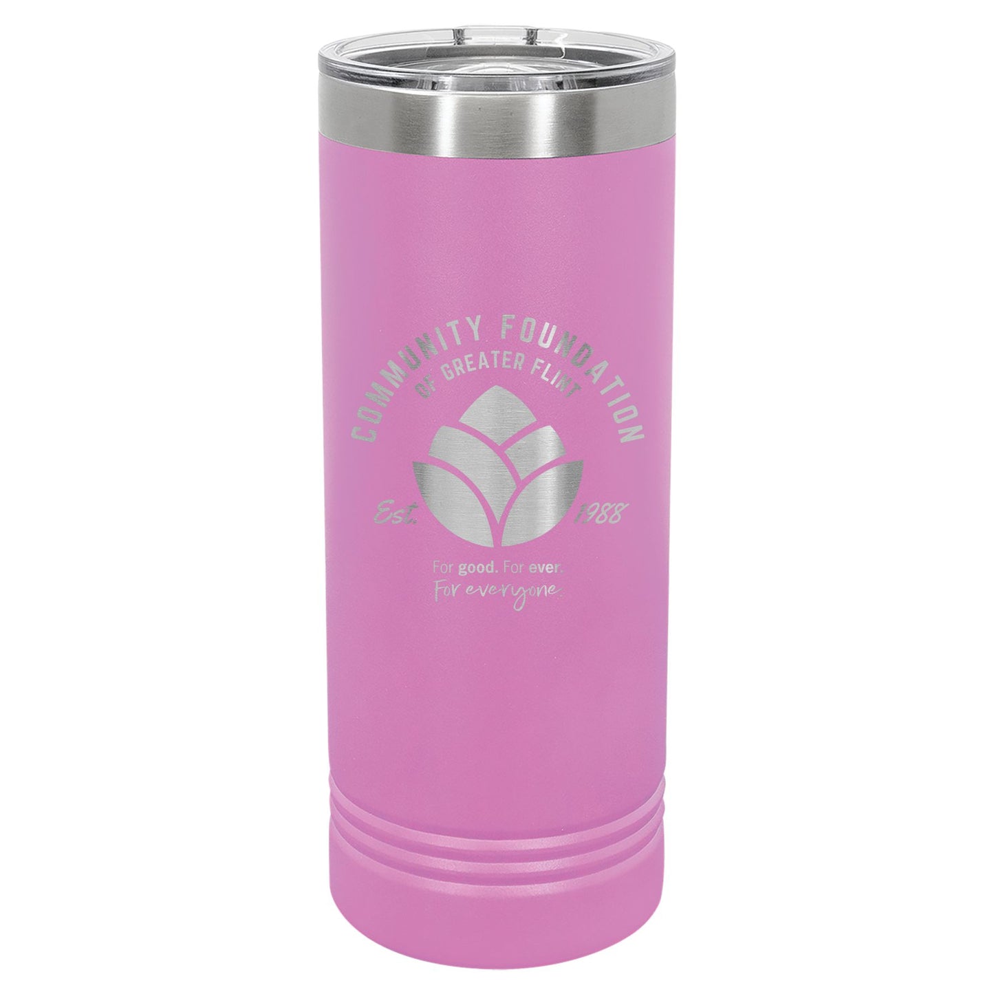 Community Foundation of Greater Flint Engraved 22oz Skinny Tumbler