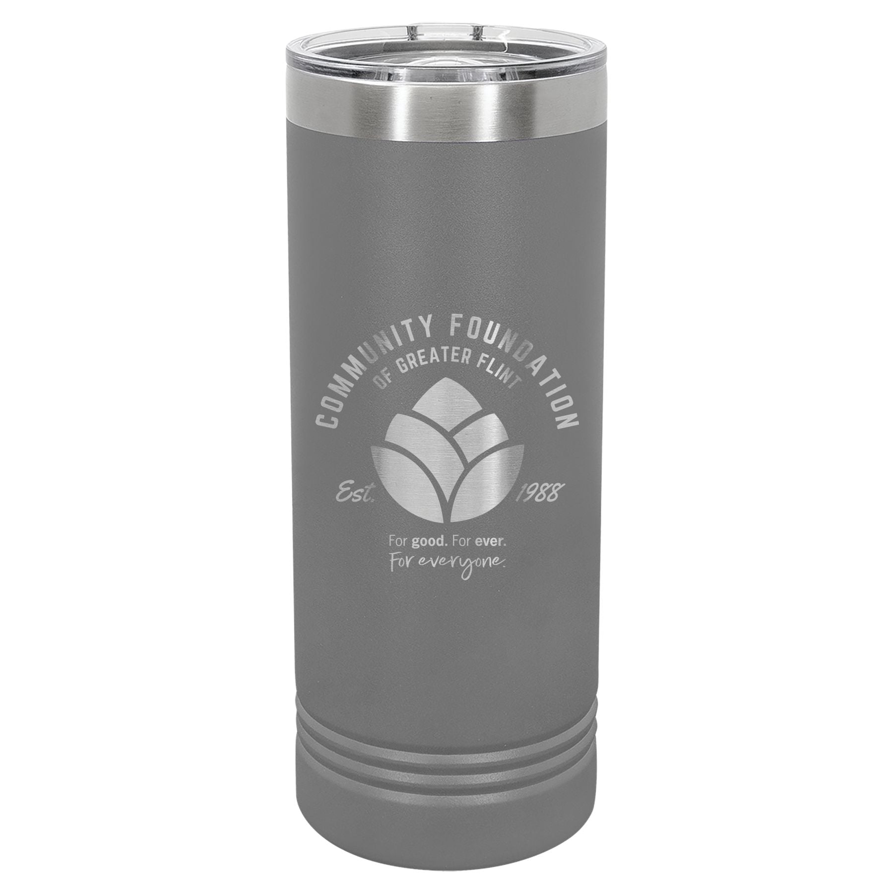 Community Foundation of Greater Flint Engraved 22oz Skinny Tumbler