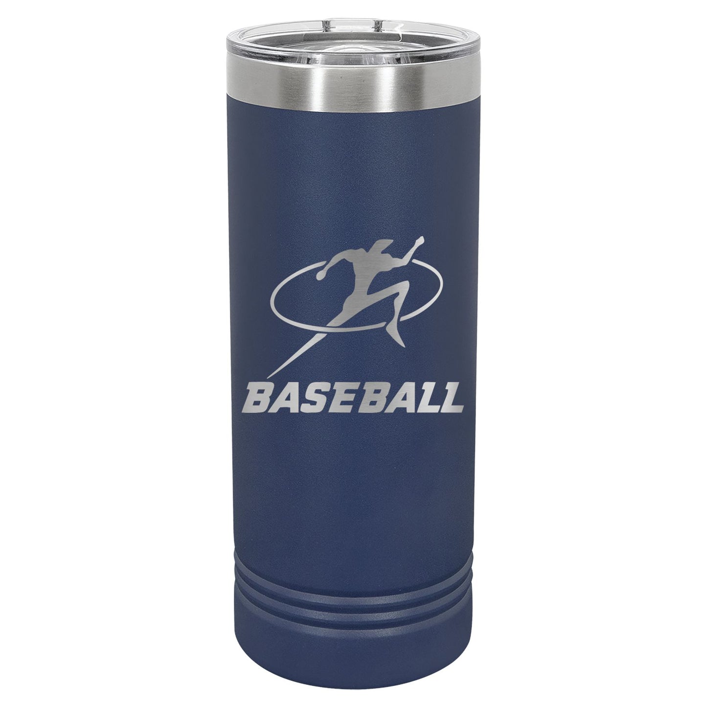 Legacy Baseball Engraved 22oz Skinny Tumbler