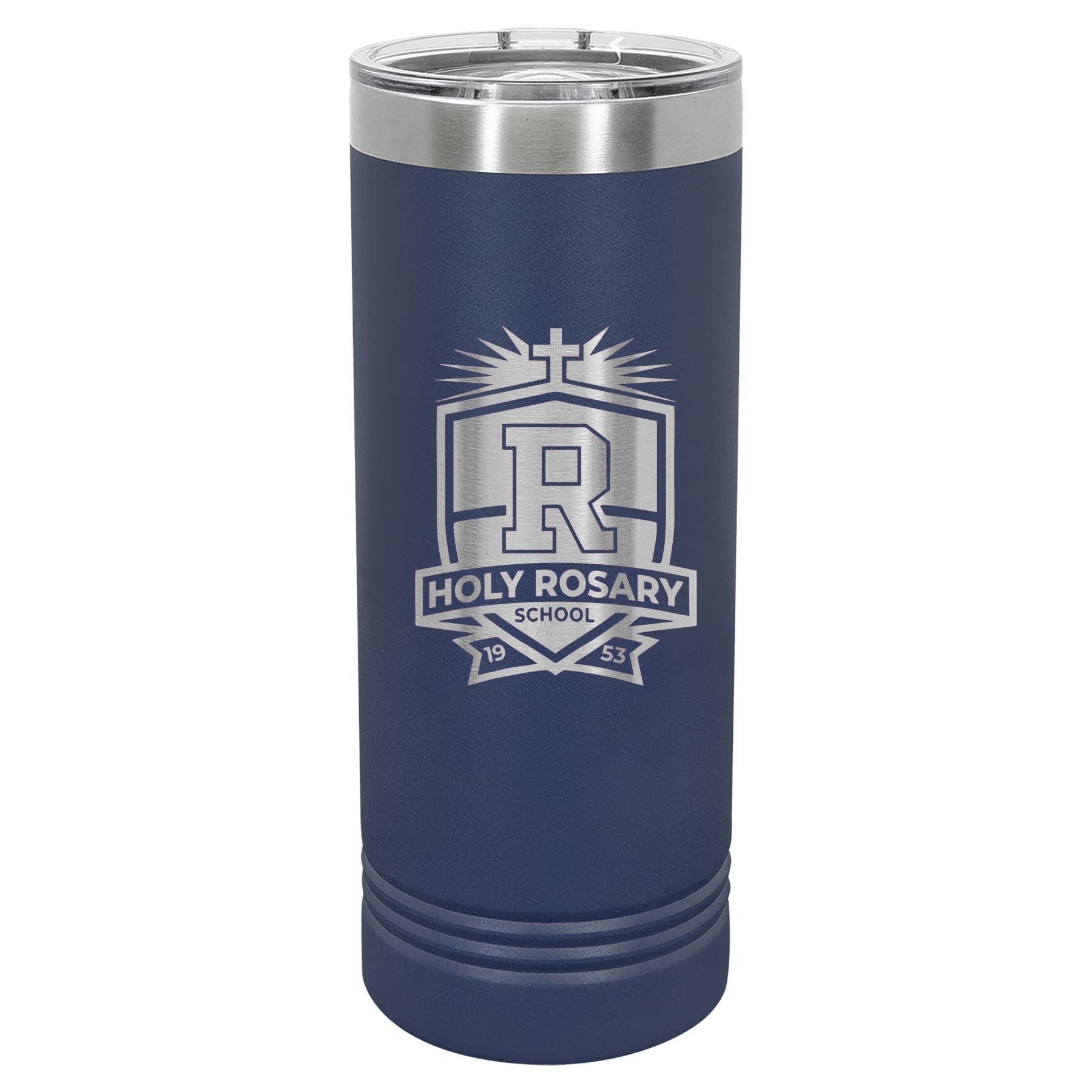 Holy Rosary Engraved 22oz Skinny Tumbler