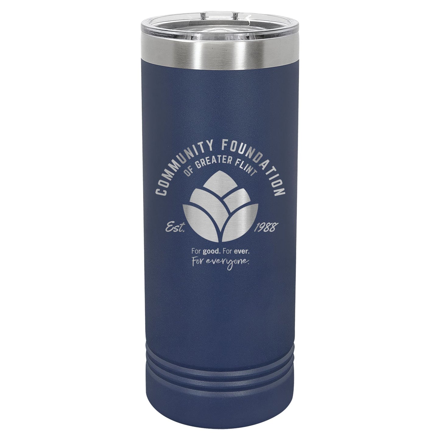 Community Foundation of Greater Flint Engraved 22oz Skinny Tumbler