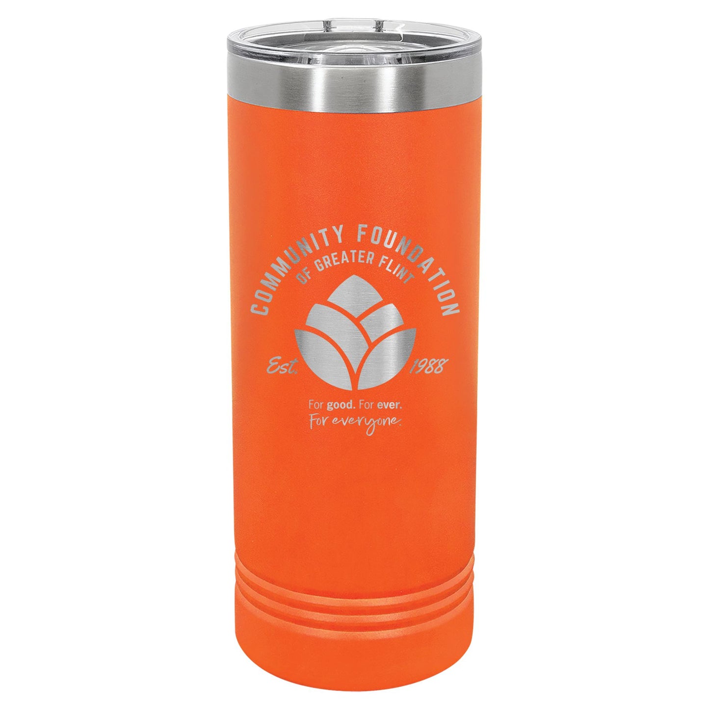 Community Foundation of Greater Flint Engraved 22oz Skinny Tumbler