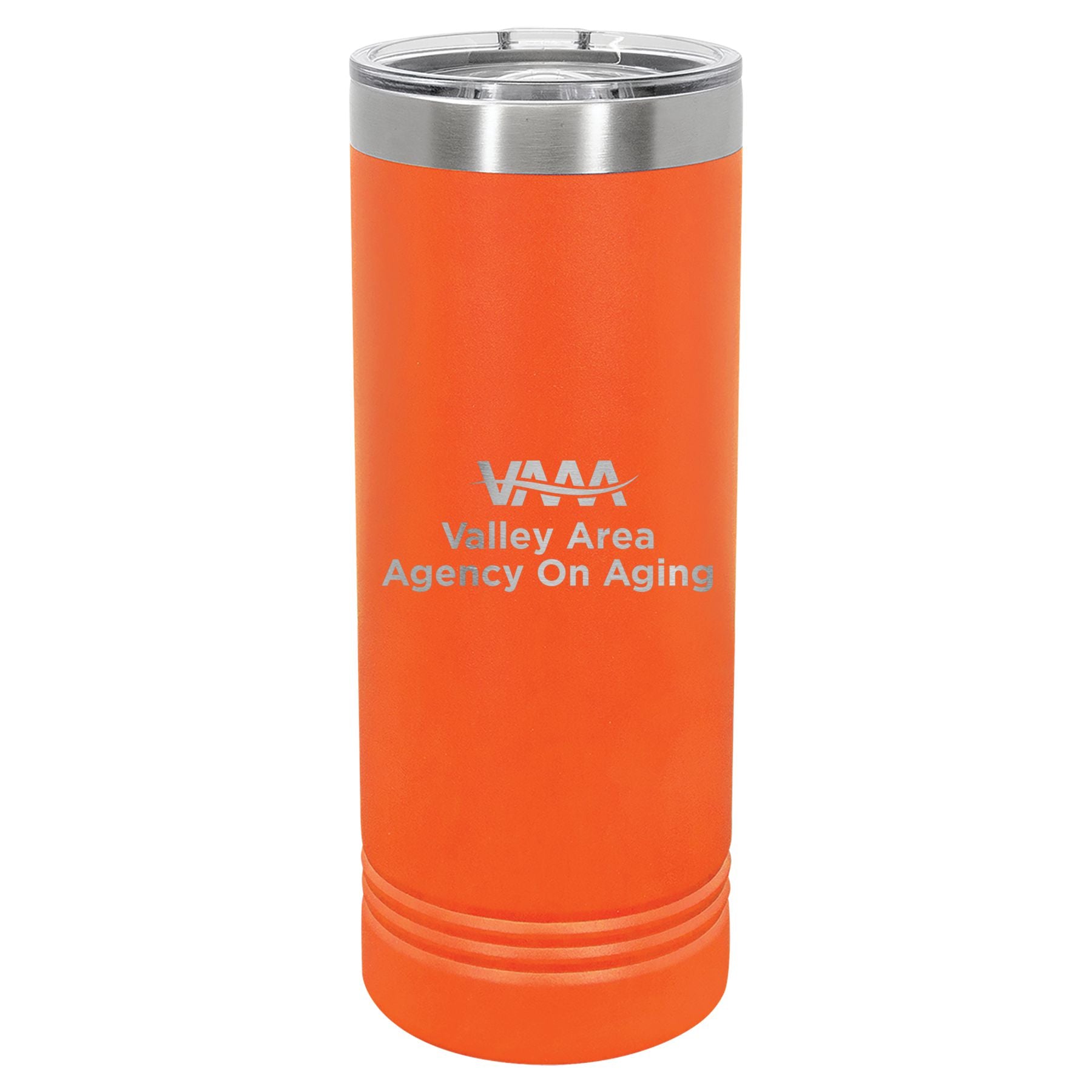 Valley Area Agency on Aging Engraved 22oz Skinny Tumbler