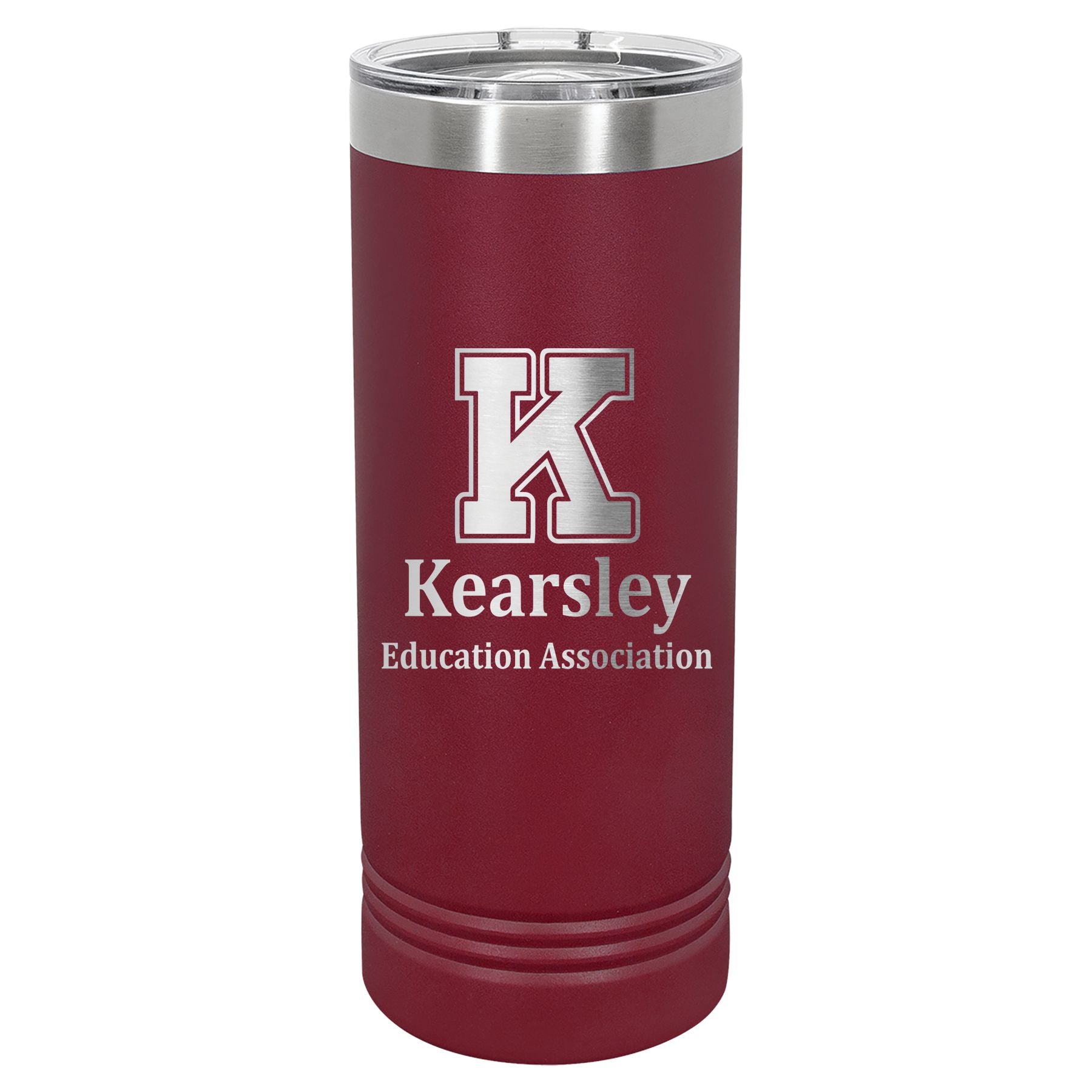 Kearsley Education Association Engraved 22oz Skinny Tumbler