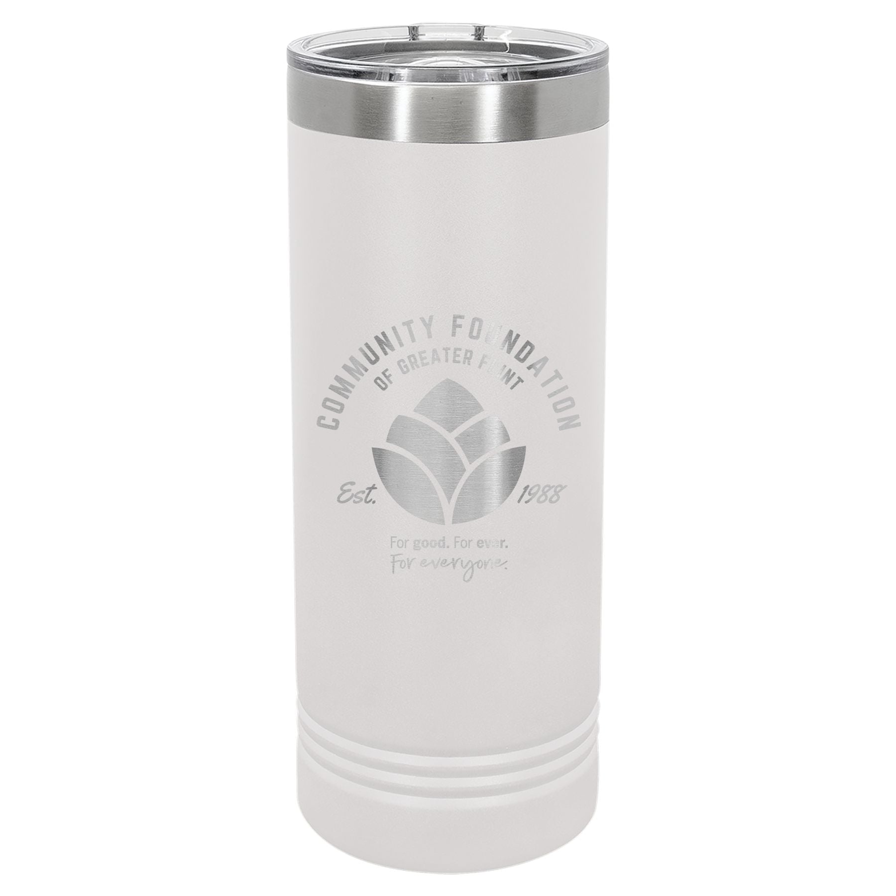 Community Foundation of Greater Flint Engraved 22oz Skinny Tumbler