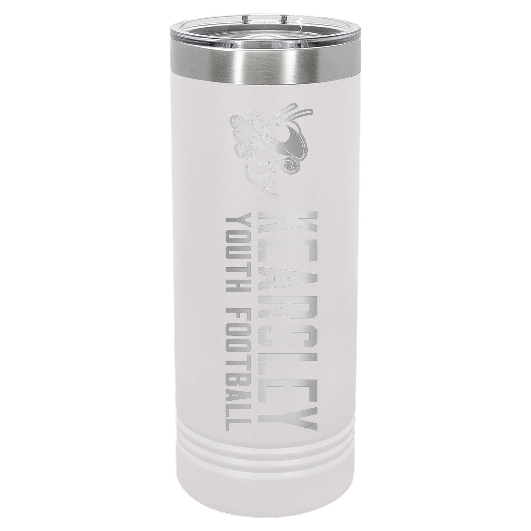 Kearsley Football Engraved 22 oz Skinny Tumbler