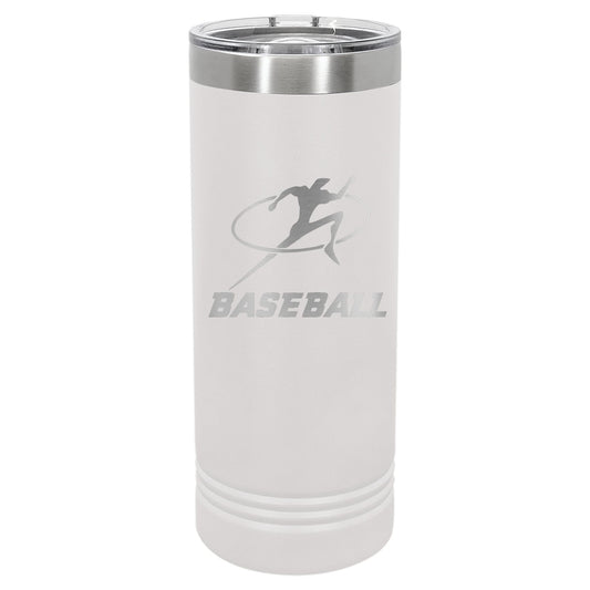 Legacy Baseball Engraved 22oz Skinny Tumbler