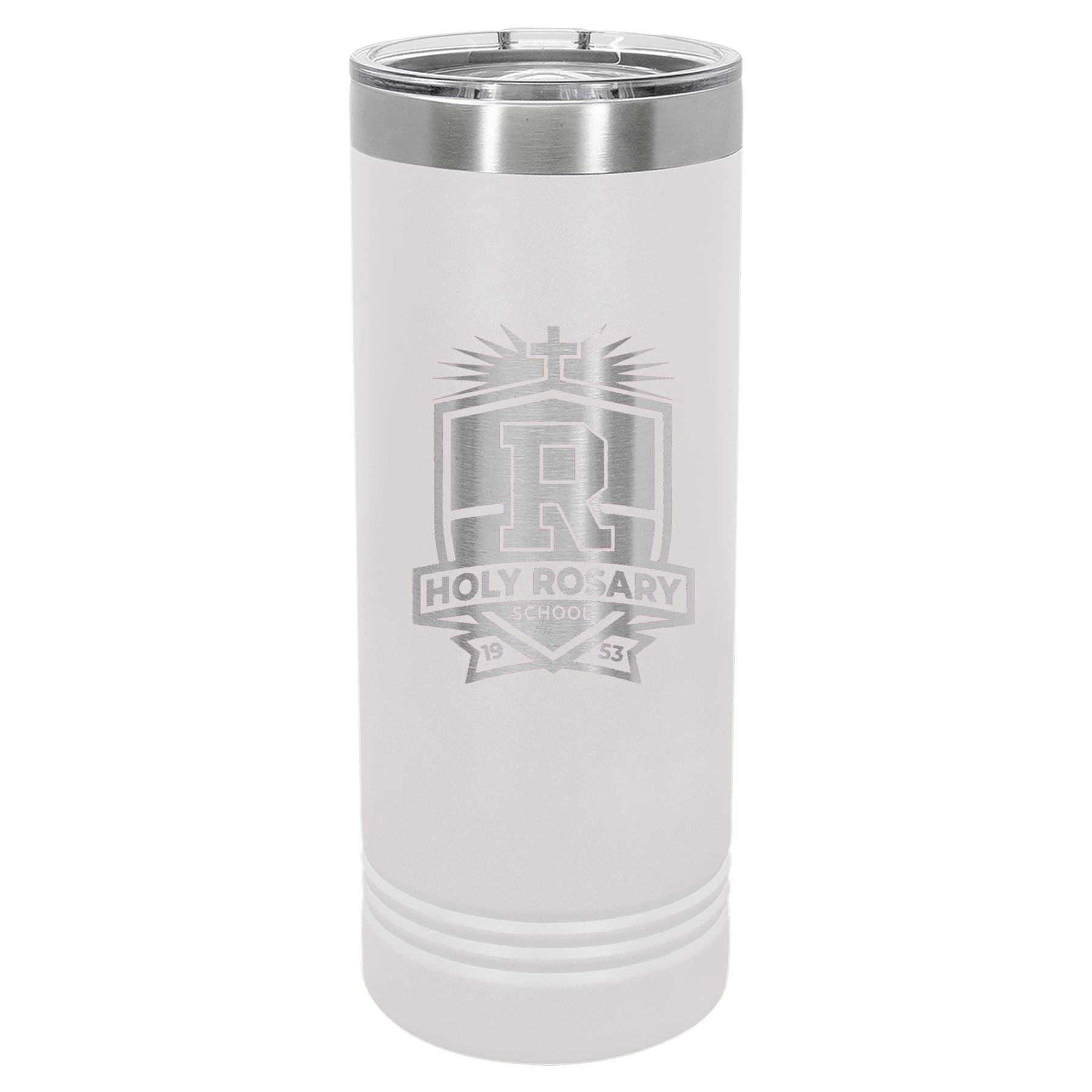 Holy Rosary Engraved 22oz Skinny Tumbler