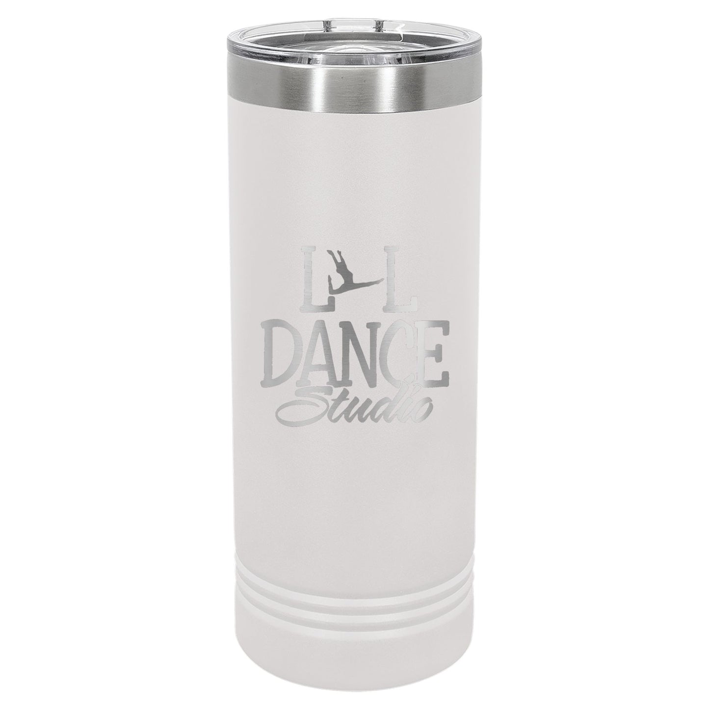 L&L Dance Studio Engraved 22 oz Skinny Tumbler