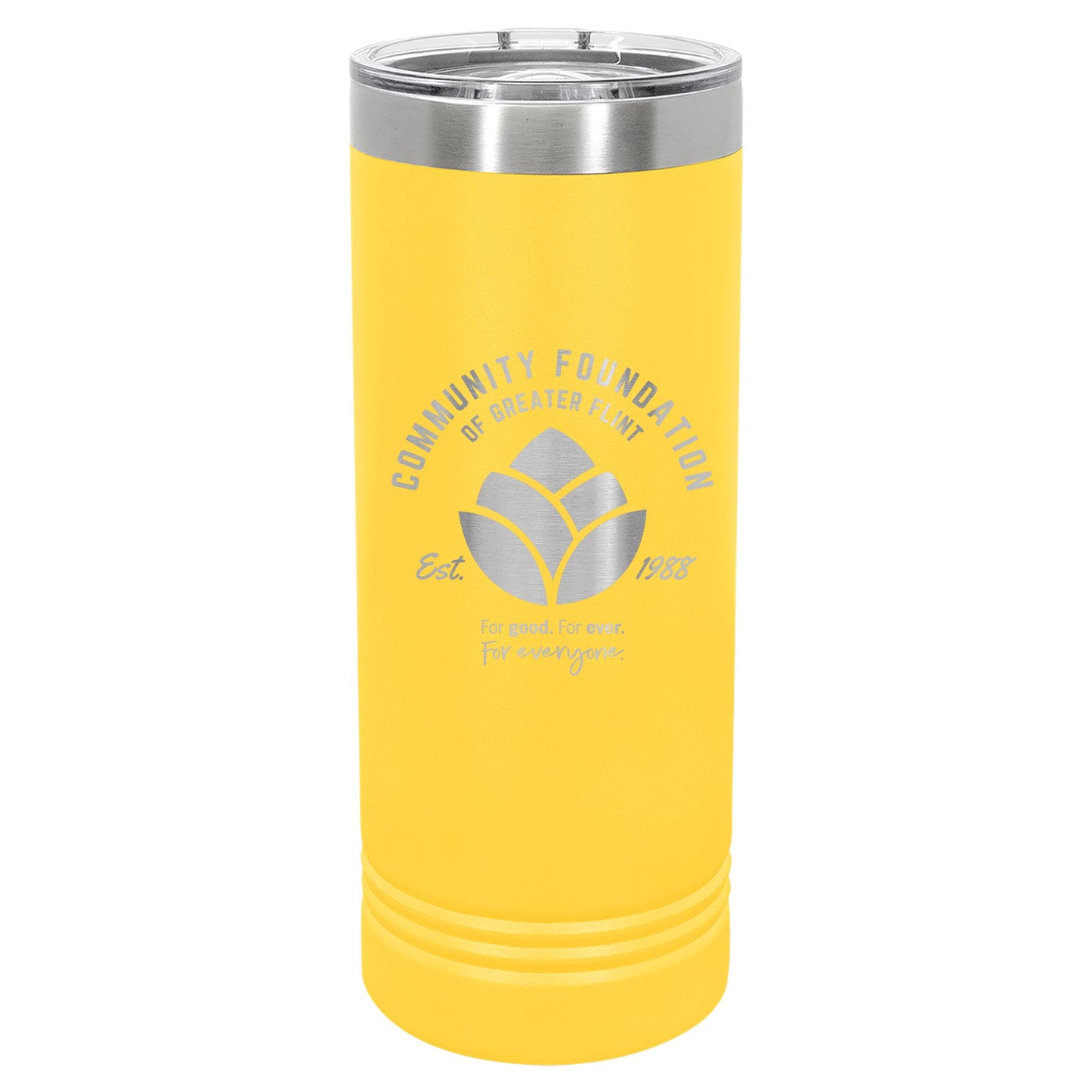 Community Foundation of Greater Flint Engraved 22oz Skinny Tumbler