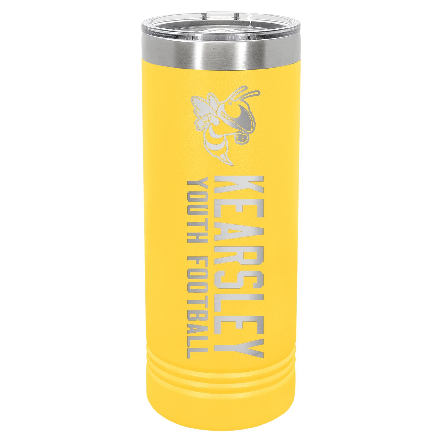 Kearsley Football Engraved 22 oz Skinny Tumbler