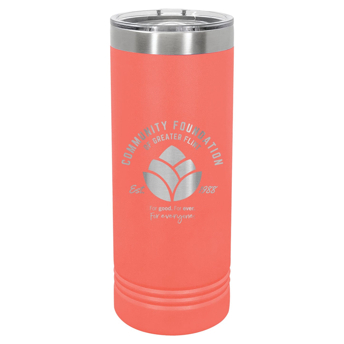 Community Foundation of Greater Flint Engraved 22oz Skinny Tumbler