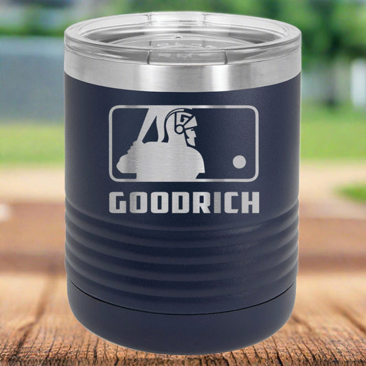 Goodrich Baseball Vacuum Insulated Ringneck Tumbler with Clear Lid