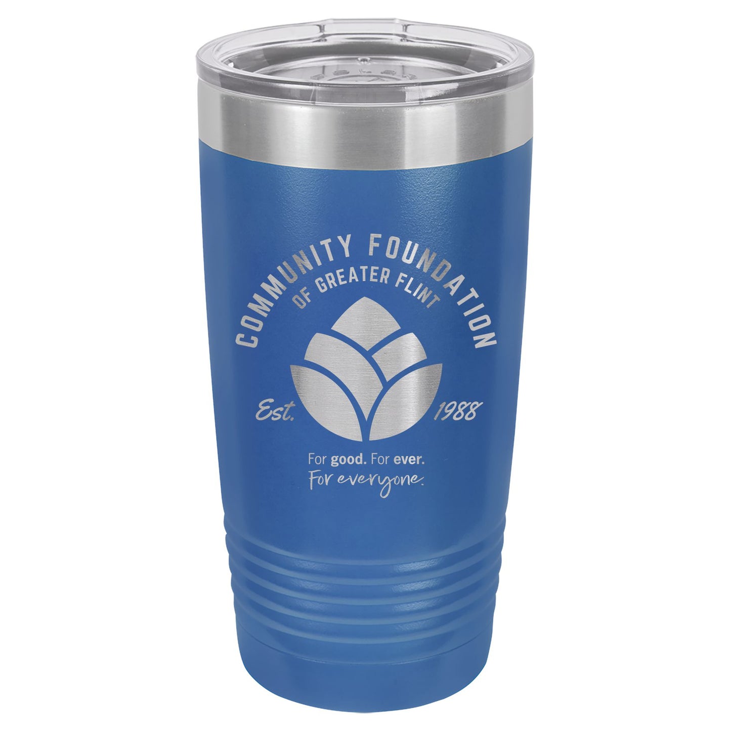 Community Foundation of Greater Flint Engraved 20 oz Ringneck Tumbler