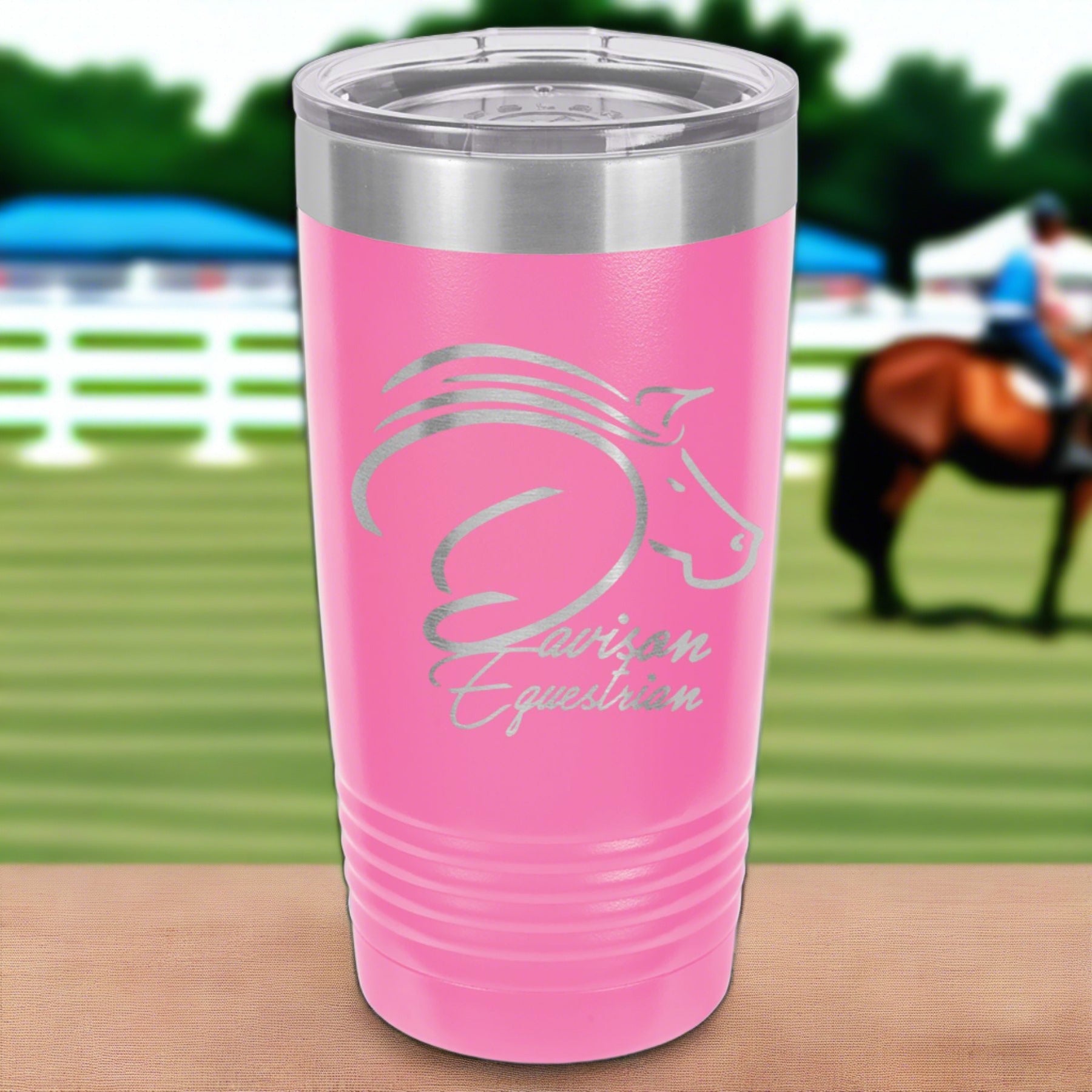 Davison Equestrian Engraved 20 oz Ringneck Tumbler