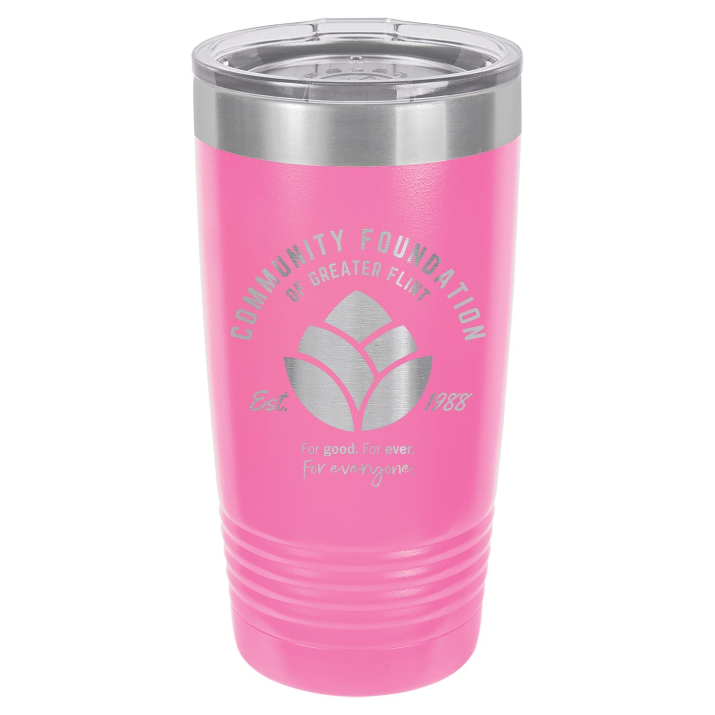 Community Foundation of Greater Flint Engraved 20 oz Ringneck Tumbler