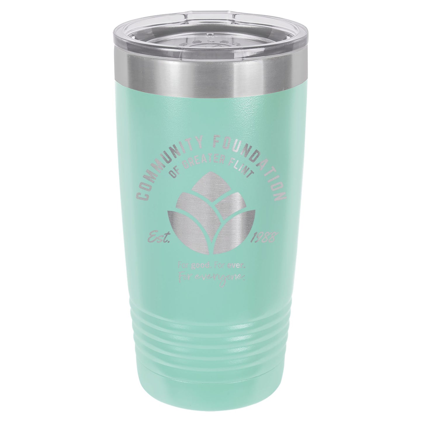 Community Foundation of Greater Flint Engraved 20 oz Ringneck Tumbler