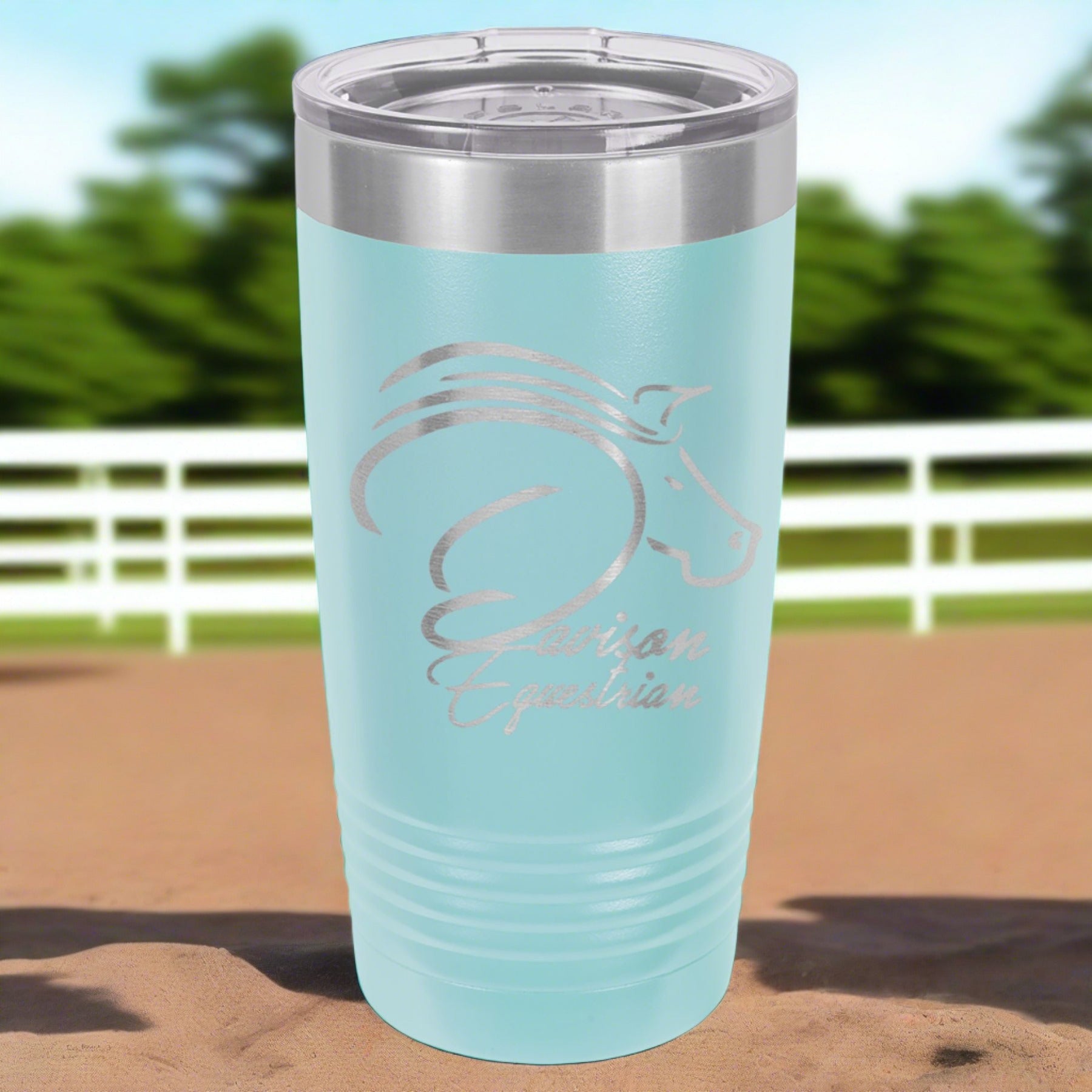 Davison Equestrian Engraved 20 oz Ringneck Tumbler