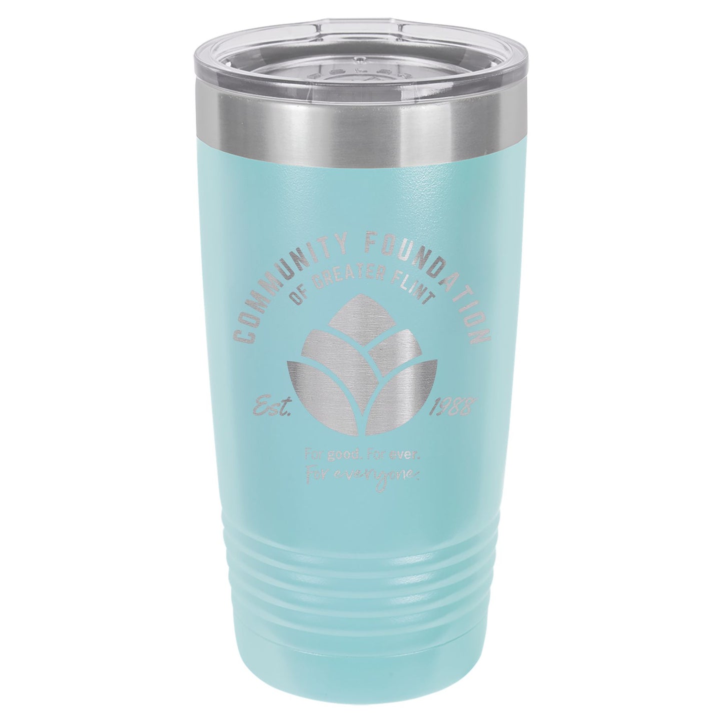 Community Foundation of Greater Flint Engraved 20 oz Ringneck Tumbler