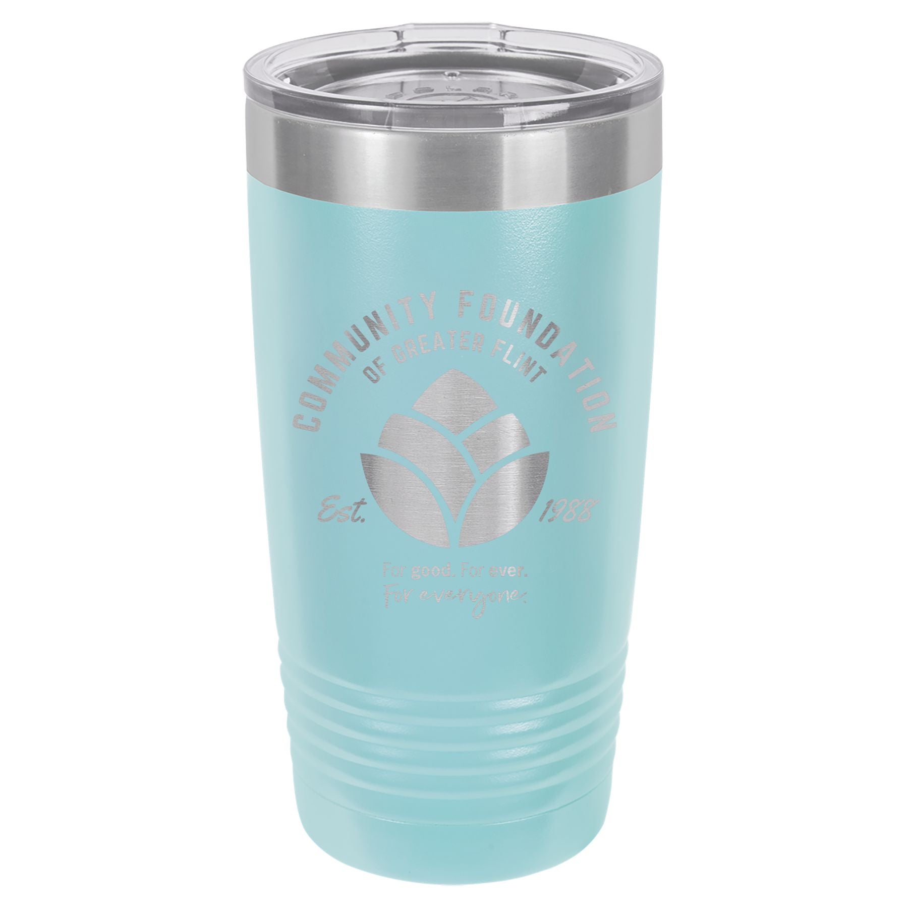 Community Foundation of Greater Flint Engraved 20 oz Ringneck Tumbler