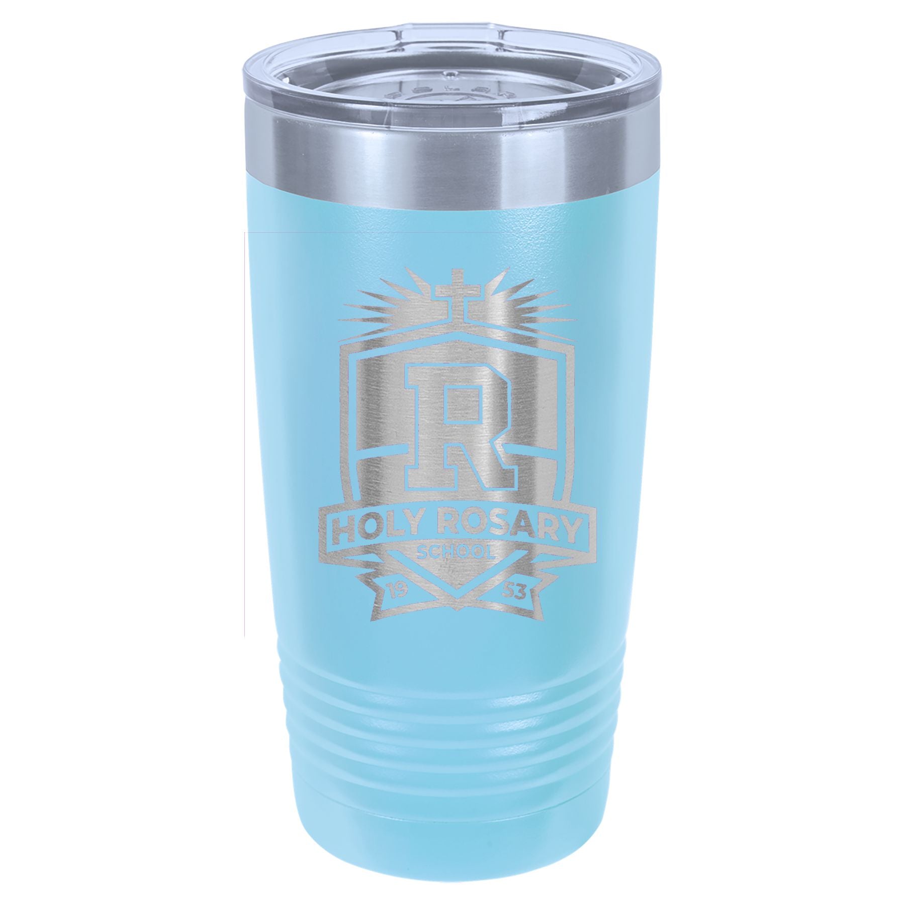 Holy Rosary Engraved 20 oz Ringneck Tumbler