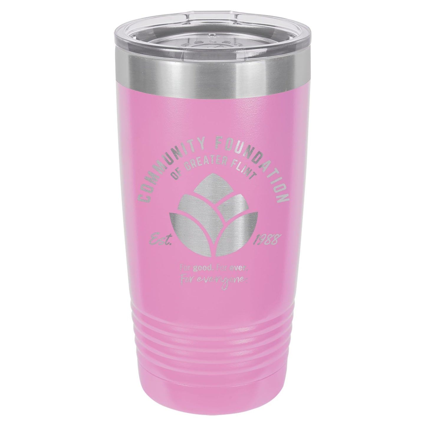 Community Foundation of Greater Flint Engraved 20 oz Ringneck Tumbler