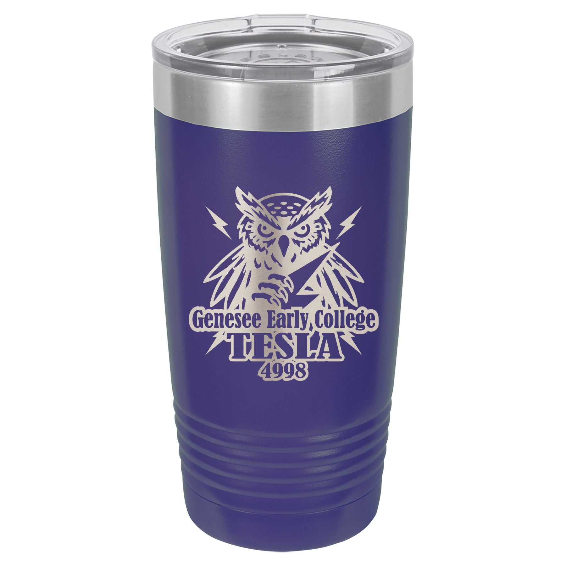 Tesla Engraved 20 oz Ringneck Tumbler