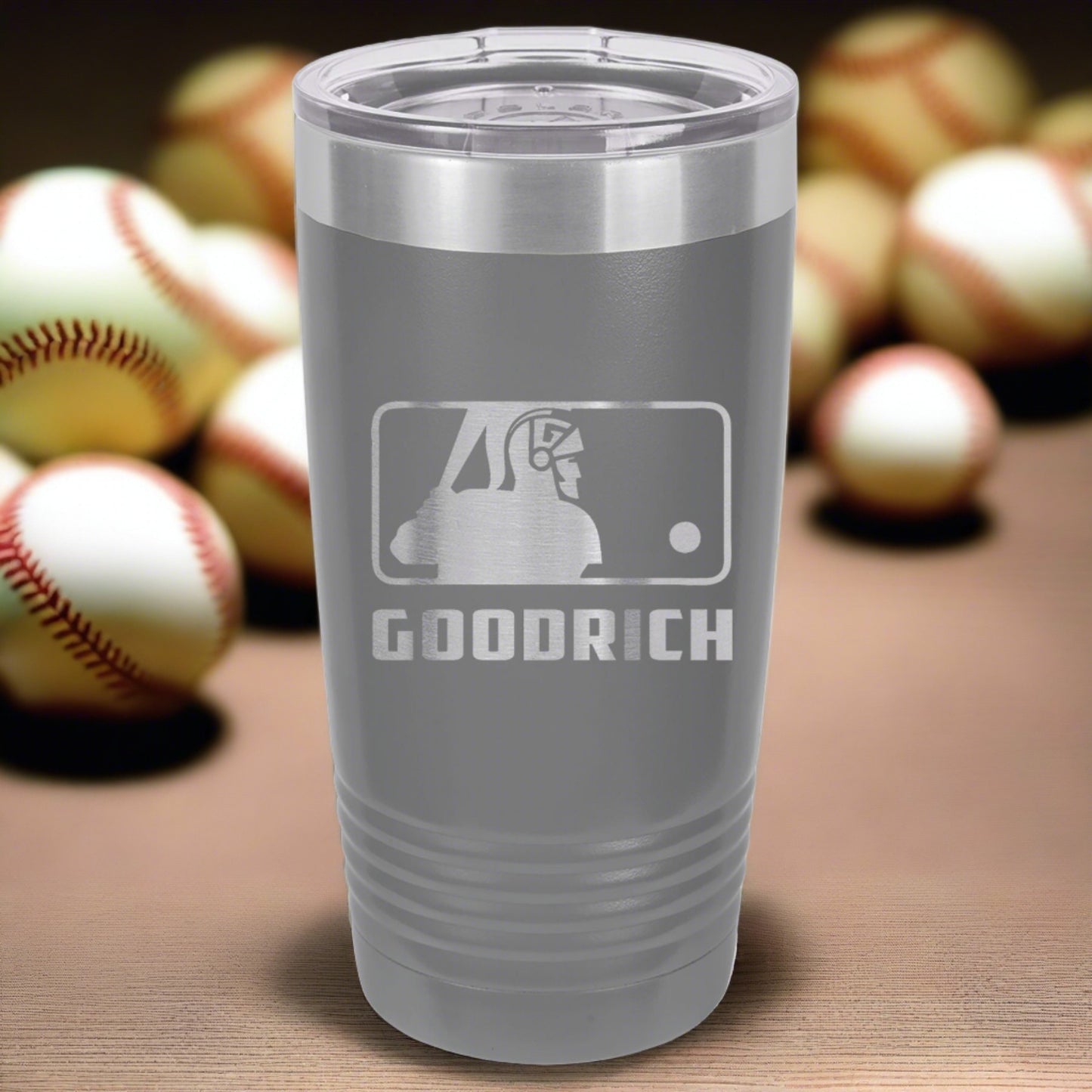 Goodrich Baseball Engraved 20oz Ringneck Tumbler