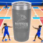 Davison Volleyball Engraved 20 oz Ringneck Tumbler