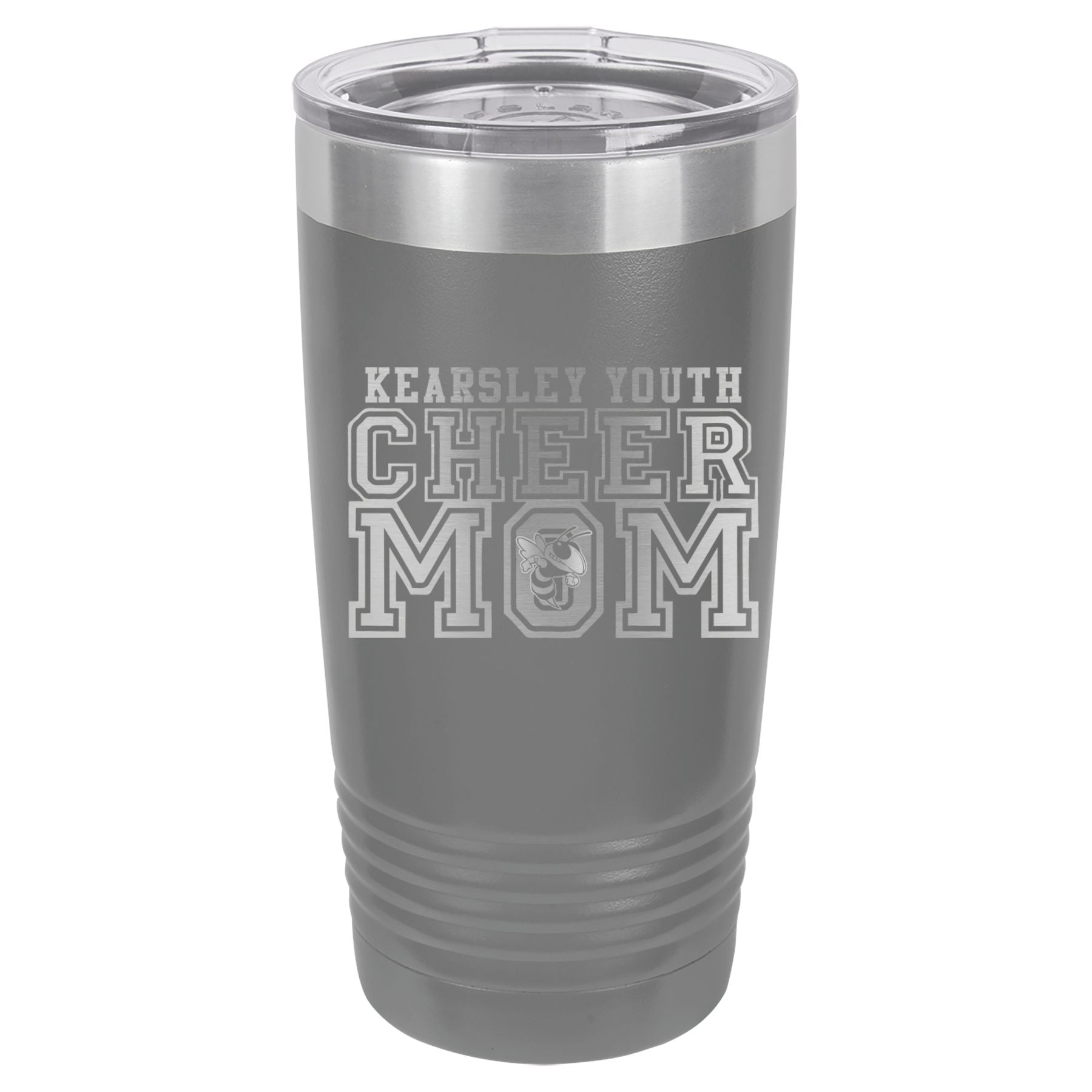 Kearsley Cheer Mom Engraved 20 oz Ringneck Tumbler