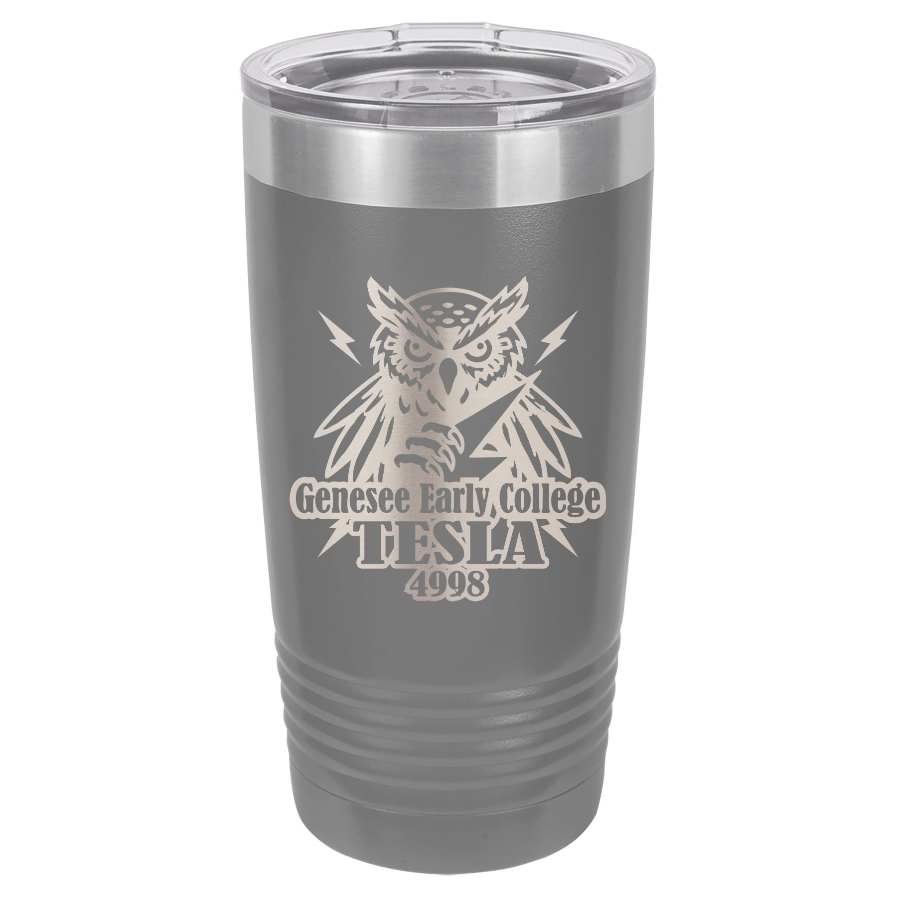 Tesla Engraved 20 oz Ringneck Tumbler