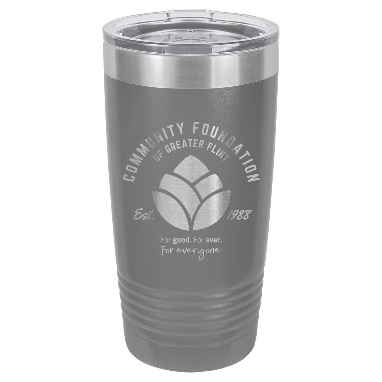 Community Foundation of Greater Flint Engraved 20 oz Ringneck Tumbler