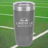 Lakeville Soccer Engraved 20oz Ringneck Tumbler
