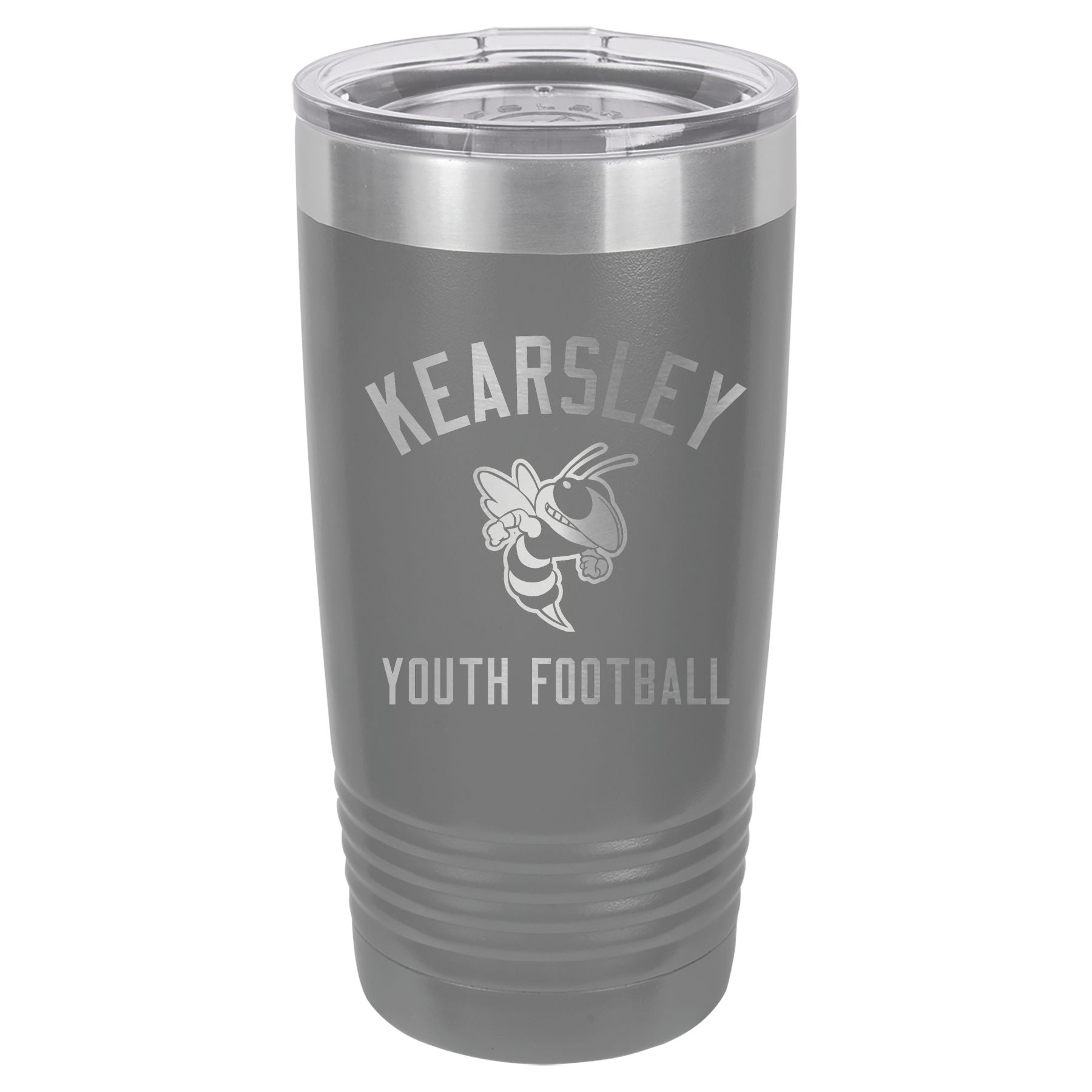 Kearsley Football Engraved 20 oz Ringneck Tumbler