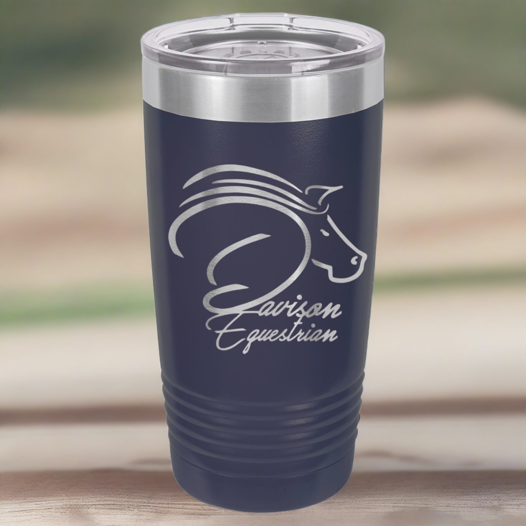 Davison Equestrian Engraved 20 oz Ringneck Tumbler