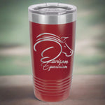 Davison Equestrian Engraved 20 oz Ringneck Tumbler