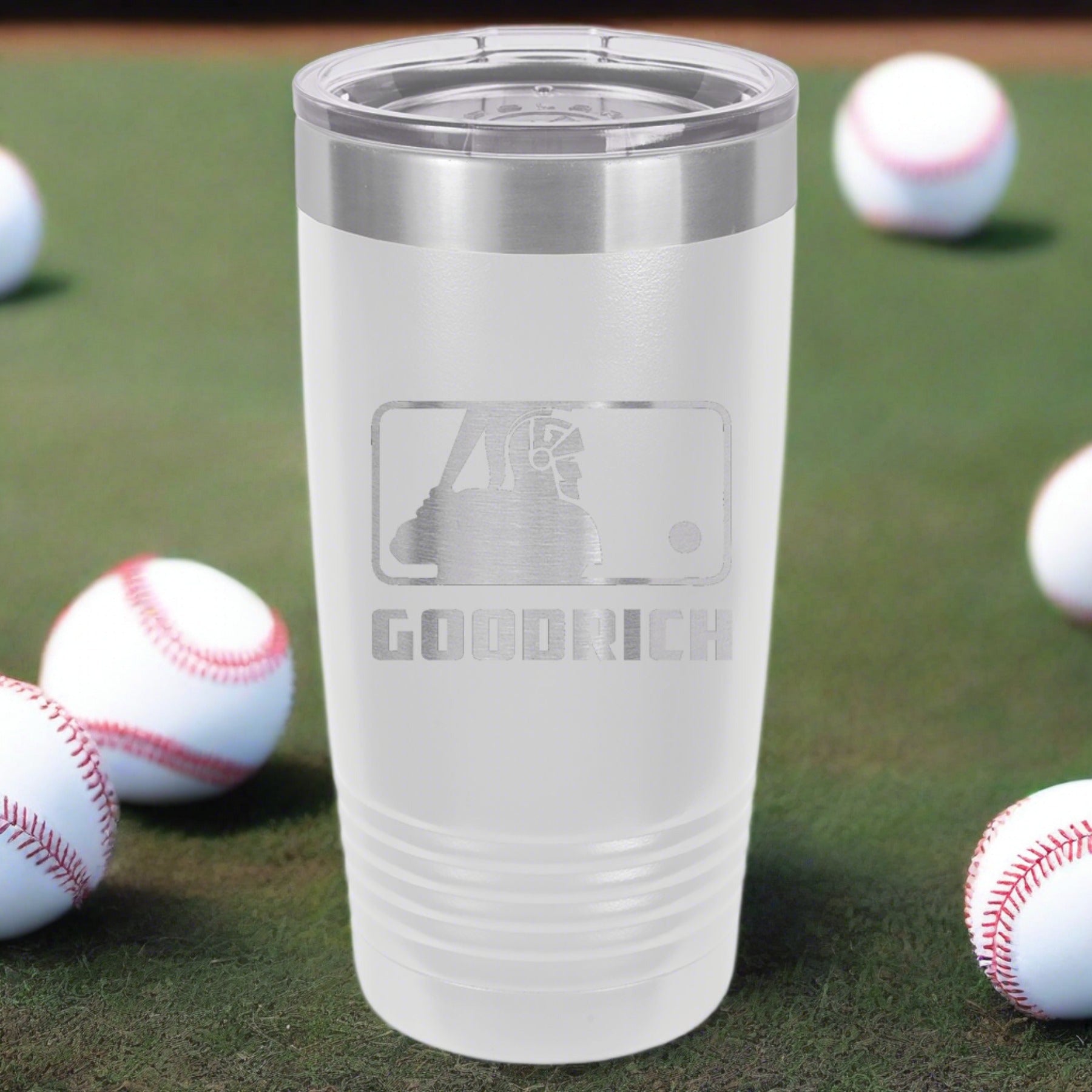 Goodrich Baseball Engraved 20oz Ringneck Tumbler