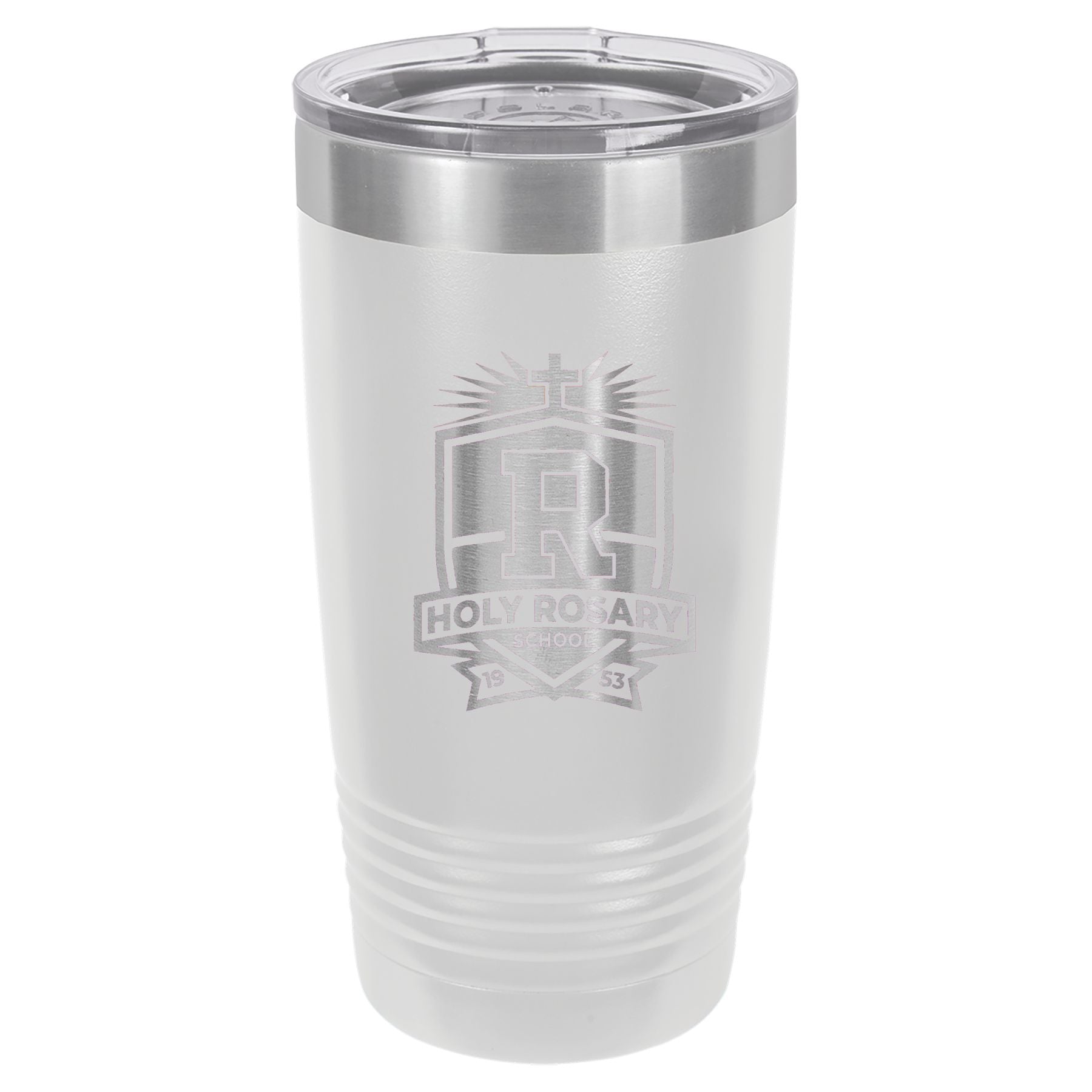 Holy Rosary Engraved 20 oz Ringneck Tumbler