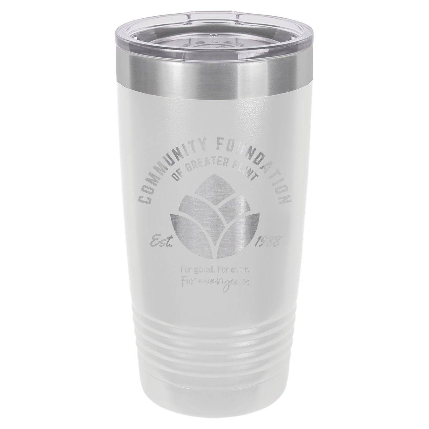 Community Foundation of Greater Flint Engraved 20 oz Ringneck Tumbler