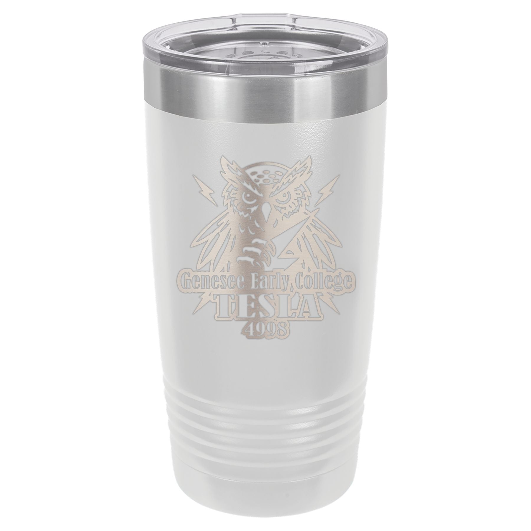 Tesla Engraved 20 oz Ringneck Tumbler