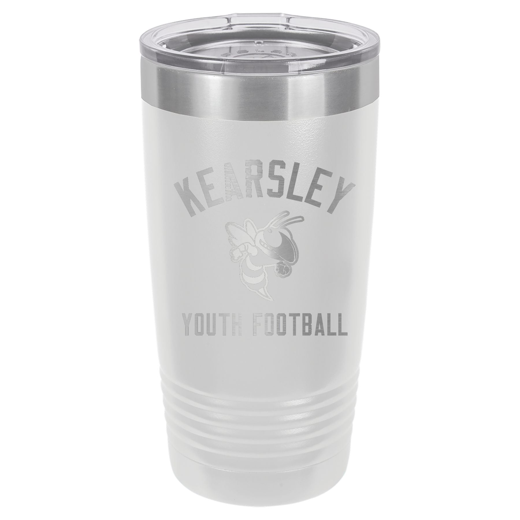 Kearsley Football Engraved 20 oz Ringneck Tumbler