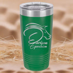 Davison Equestrian Engraved 20 oz Ringneck Tumbler