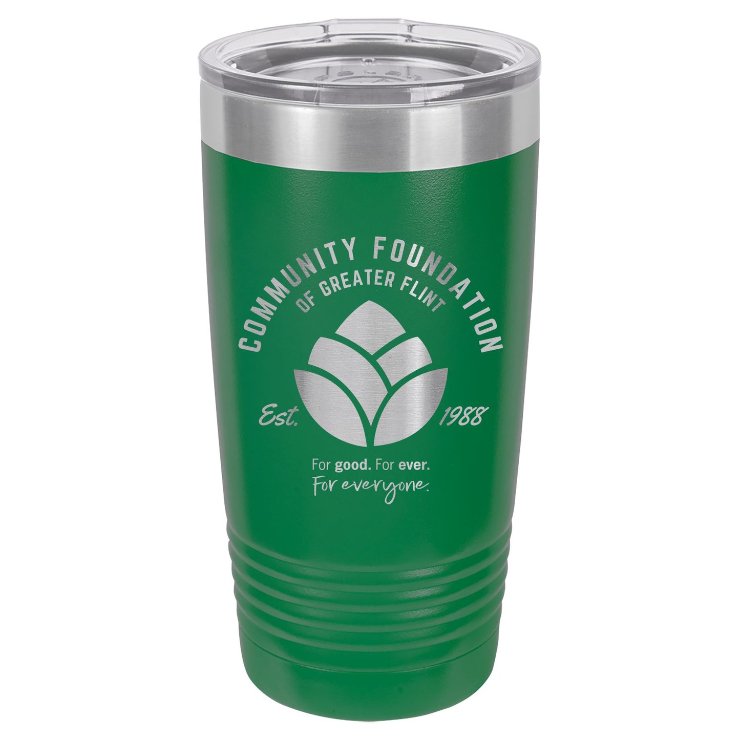 Community Foundation of Greater Flint Engraved 20 oz Ringneck Tumbler