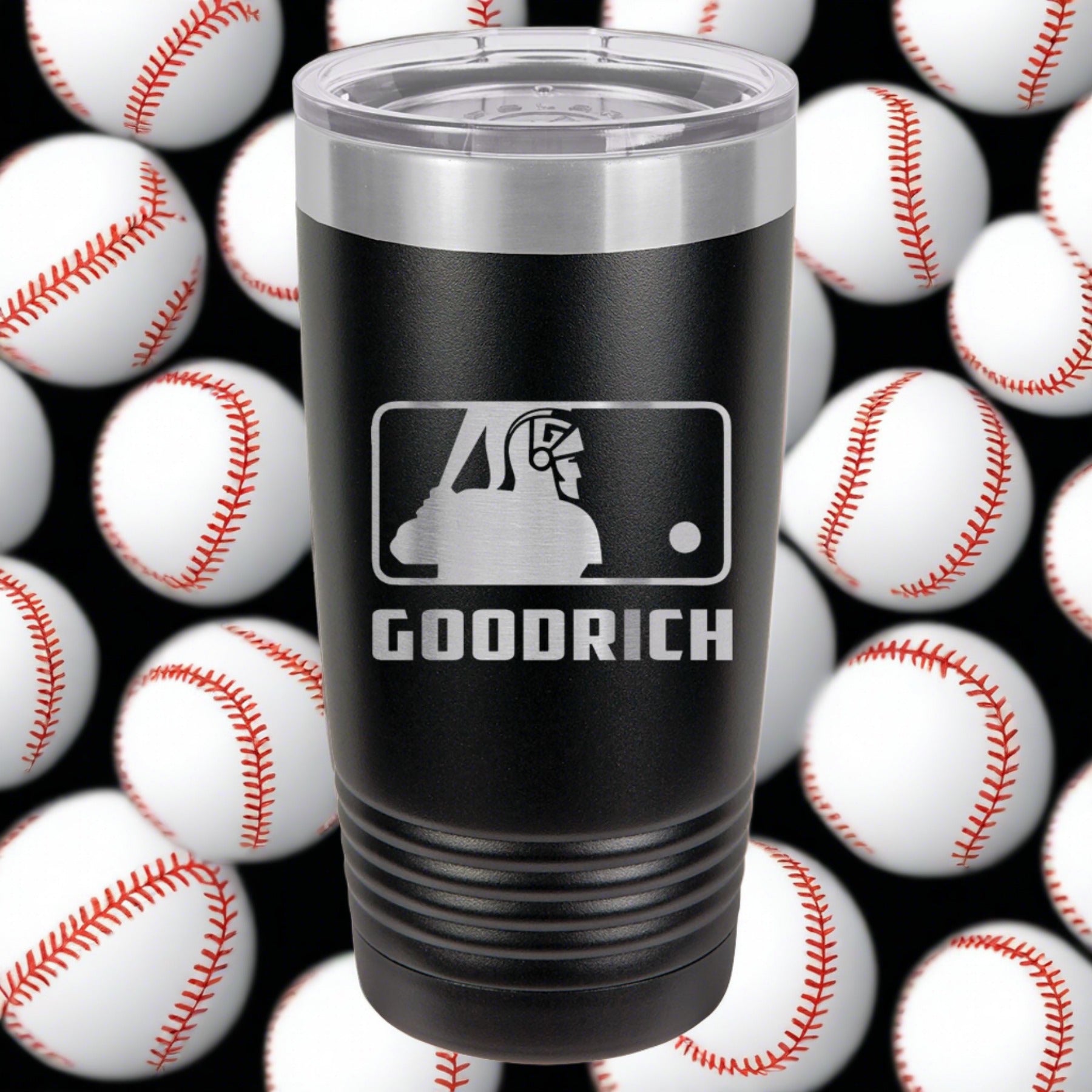 Goodrich Baseball Engraved 20oz Ringneck Tumbler