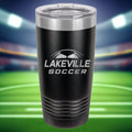 Lakeville Soccer Engraved 20oz Ringneck Tumbler