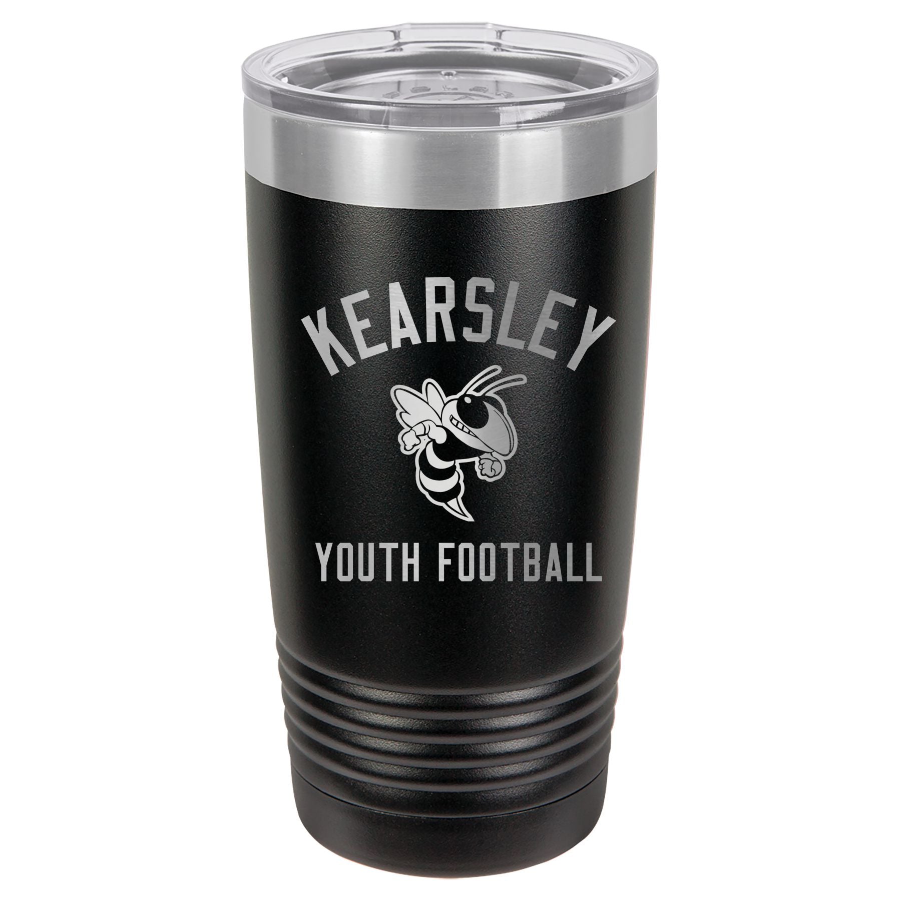 Kearsley Football Engraved 20 oz Ringneck Tumbler