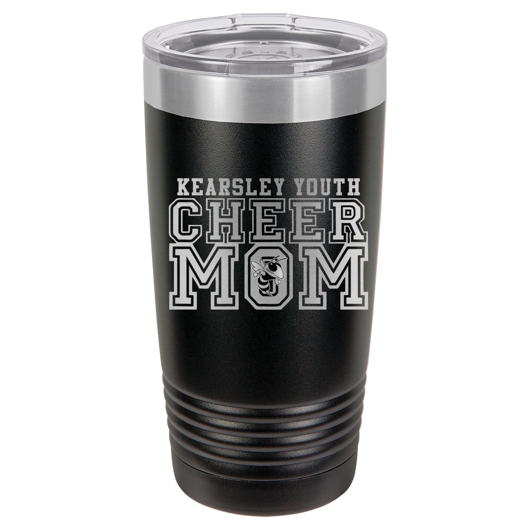 Kearsley Cheer Mom Engraved 20 oz Ringneck Tumbler