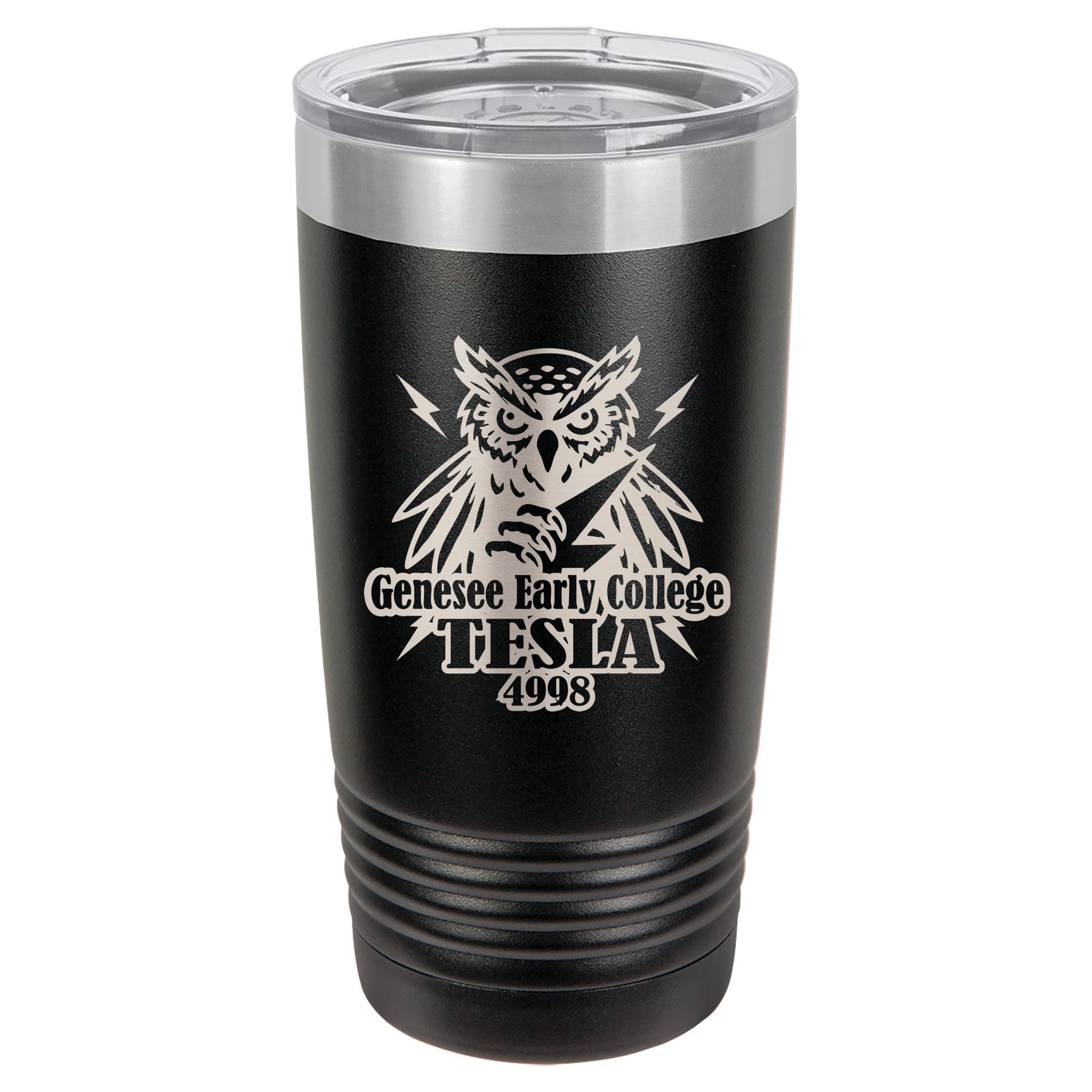 Tesla Engraved 20 oz Ringneck Tumbler